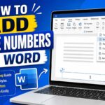 How to Add Page Numbers in Word