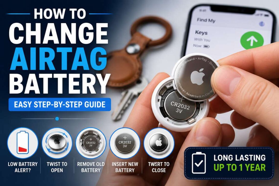 How to Change AirTag Battery