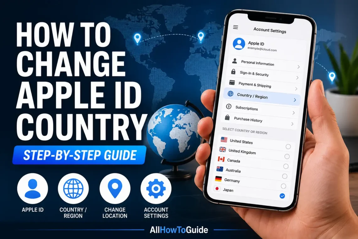 How to Change Apple ID Country