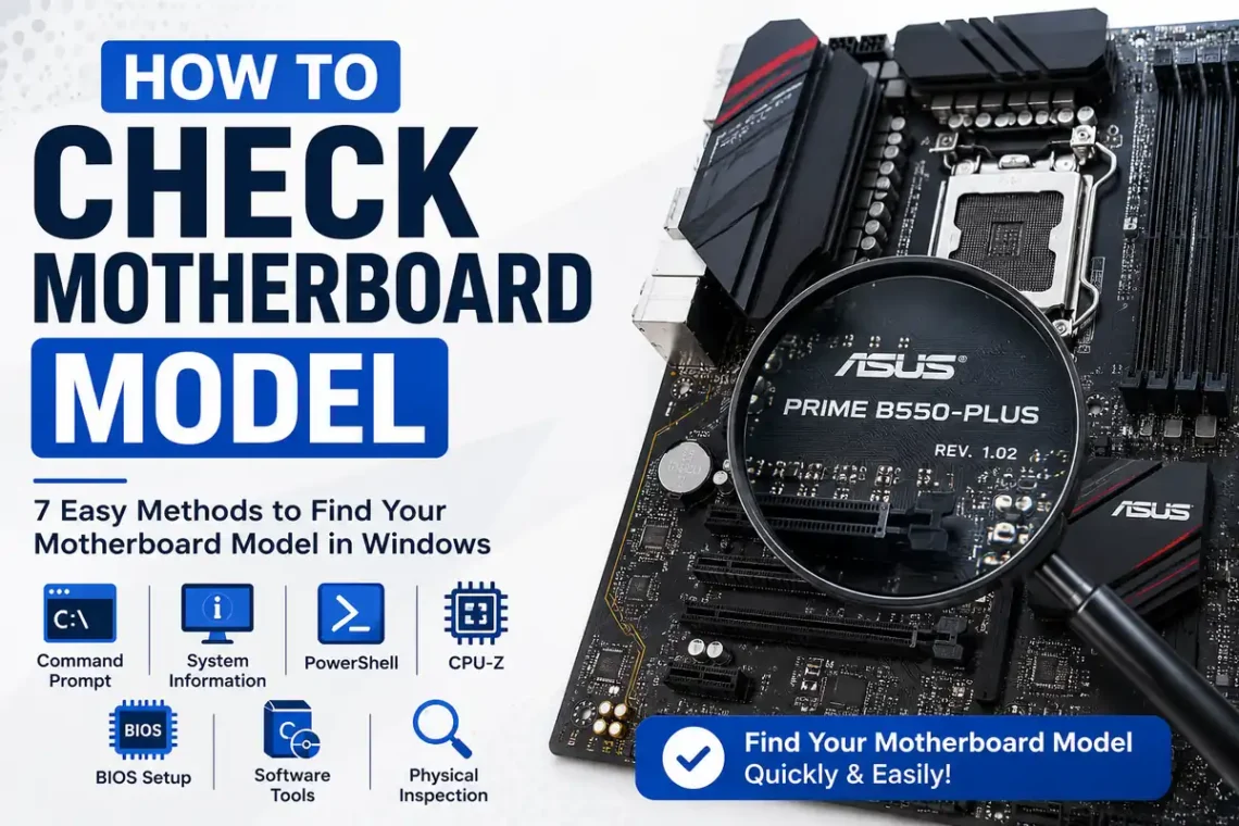 How to Check Motherboard Model