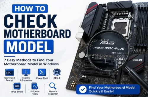 How to Check Motherboard Model