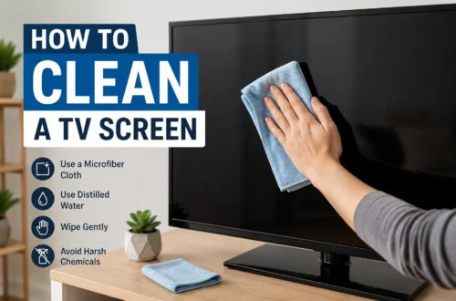 How to Clean a TV Screen