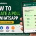 How to Create a Poll on WhatsApp