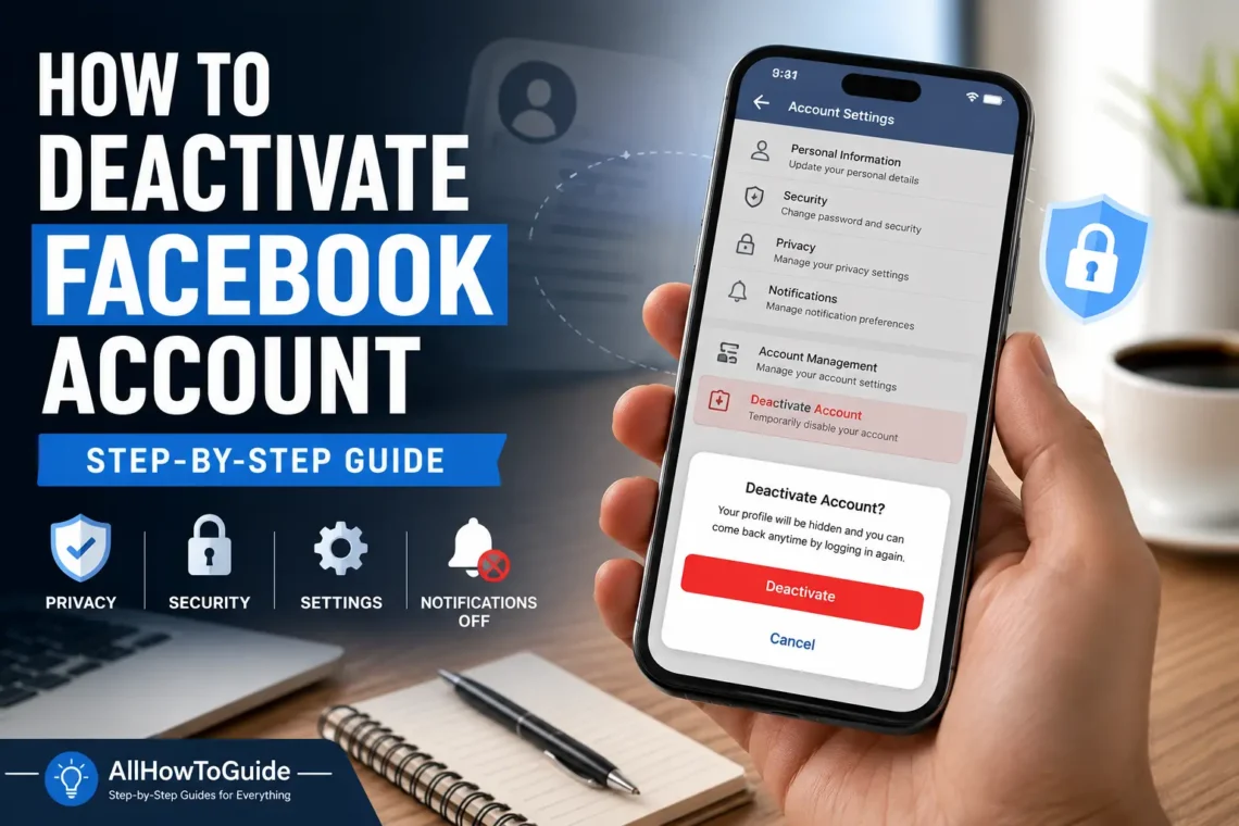 How to Deactivate Facebook Account