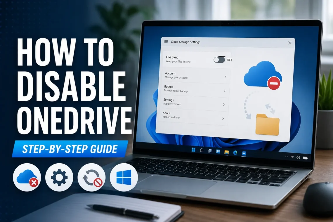 How to Disable OneDrive