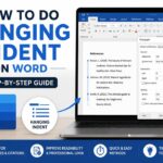 How to Do Hanging Indent on Word