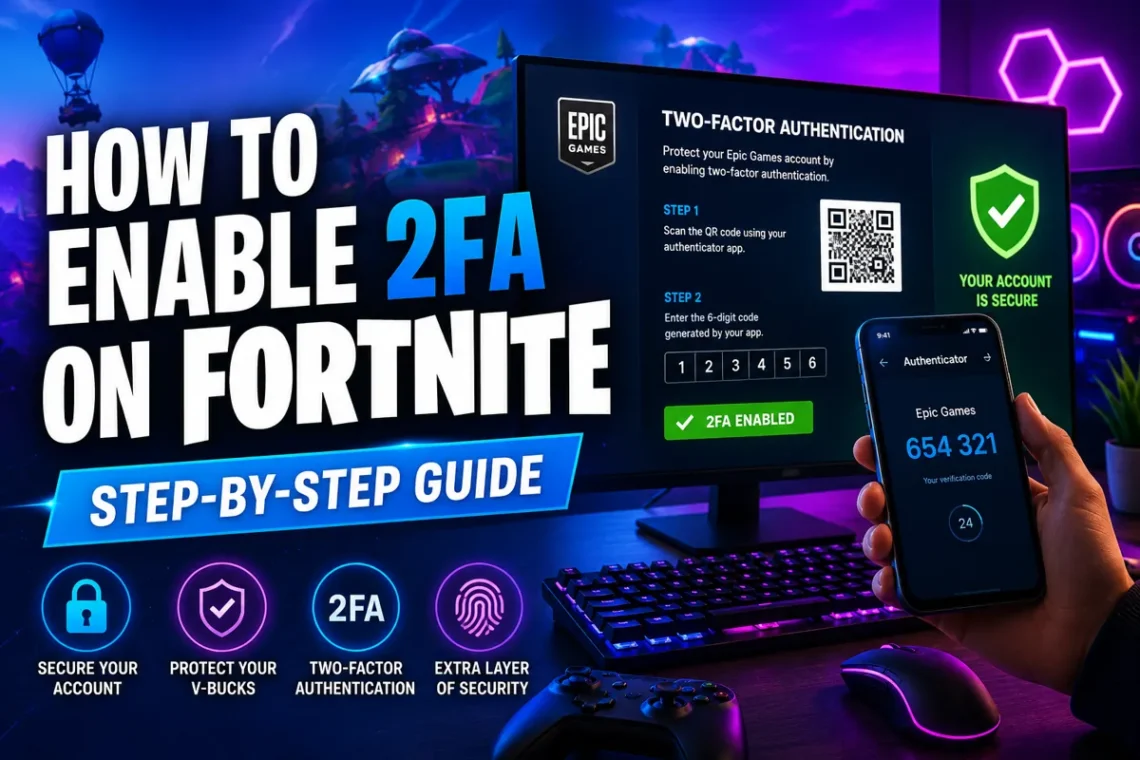 How to Enable 2FA on Fortnite