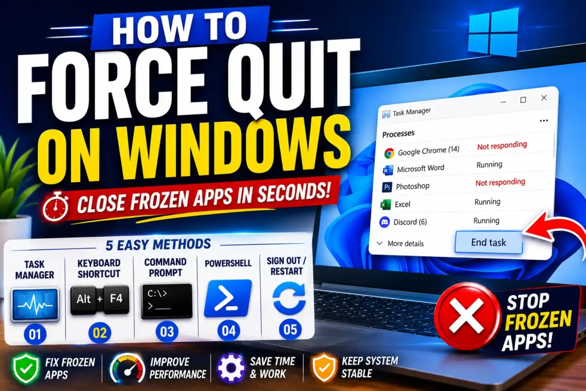 How to Force Quit on Windows
