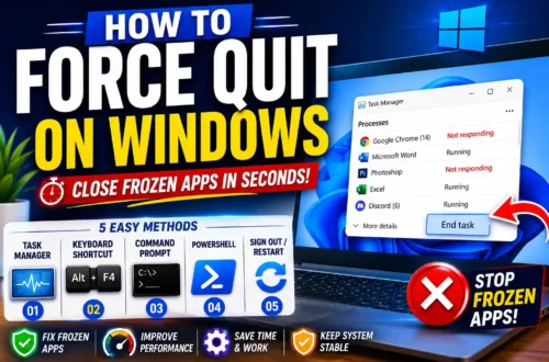 How to Force Quit on Windows