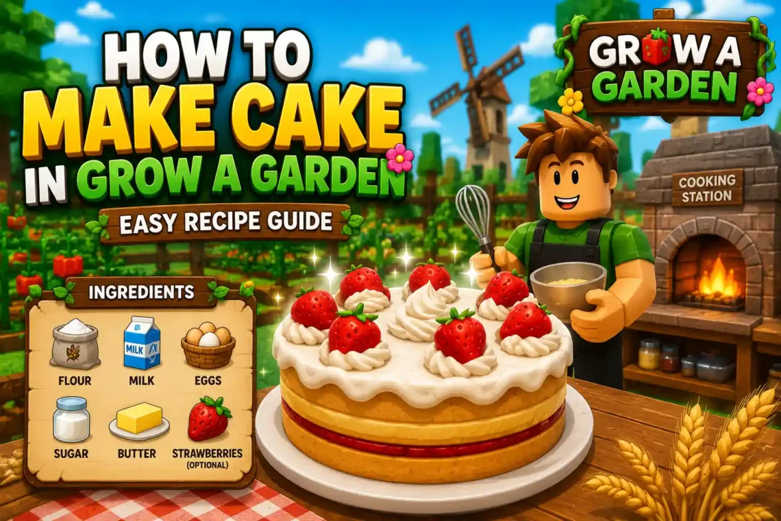 How to Make Cake in Grow a Garden
