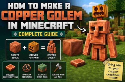 How to Make a Copper Golem in Minecraft