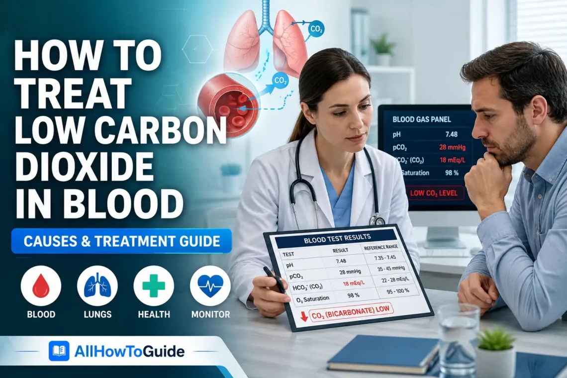 How to Treat Low Carbon Dioxide in Blood