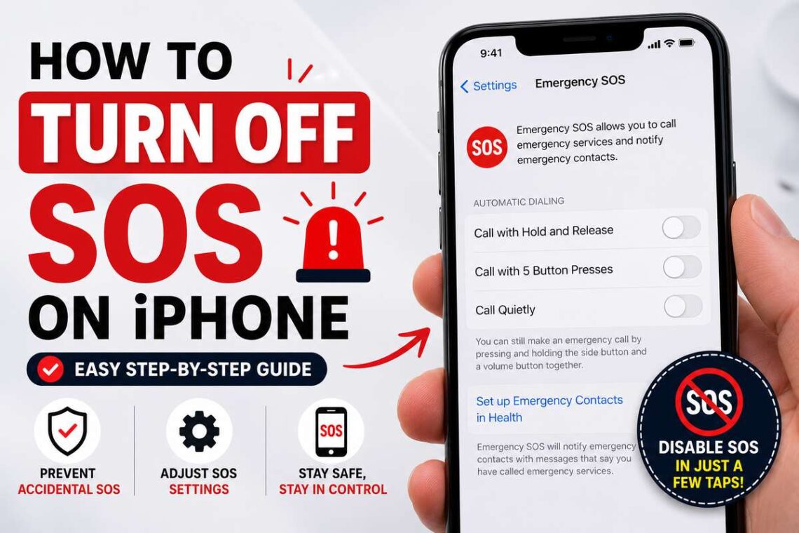 How to Turn Off SOS on iPhone