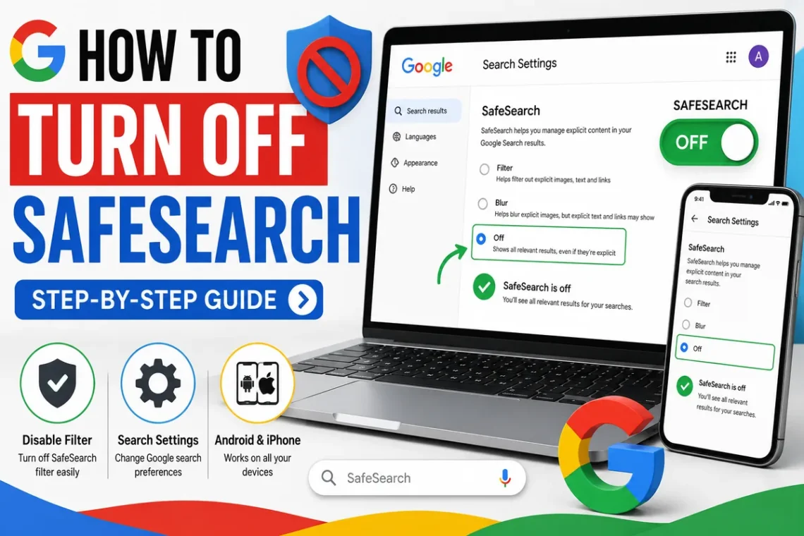 How to Turn Off SafeSearch