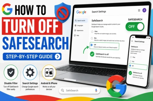 How to Turn Off SafeSearch