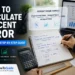 How to Calculate Percent Error