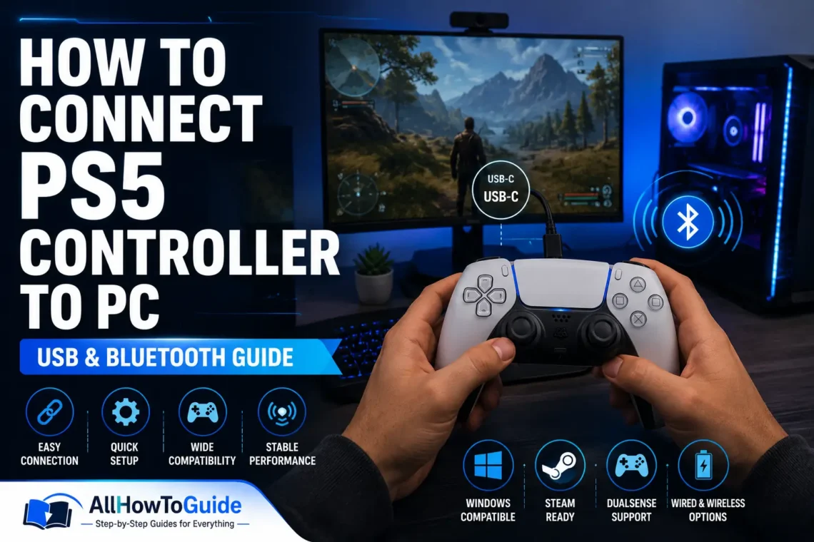 How to Connect PS5 Controller to PC